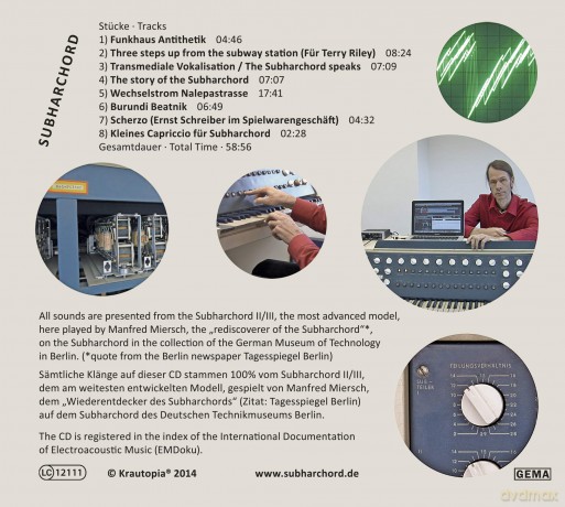Manfred Miersch: Das Subharchord (The Subharchord) [CD]