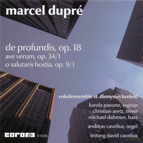 Marcel Dupre: De Profundis [CD]