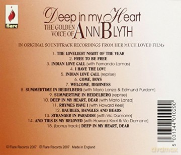 Ann Blyth: Deep In My Heart [CD]