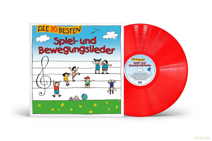 Die 30 besten Spiel- und Bewegungslieder (Limited) (Red) [Winyl]