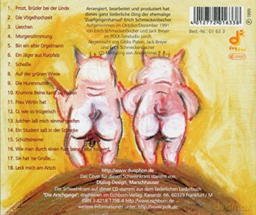 Die Arschgeige: Schweinische Lieder (Die CD zum Buch) [CD]