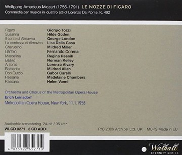 Wolfgang Amadeus Mozart: Die Hochzeit des Figaro [3CD]