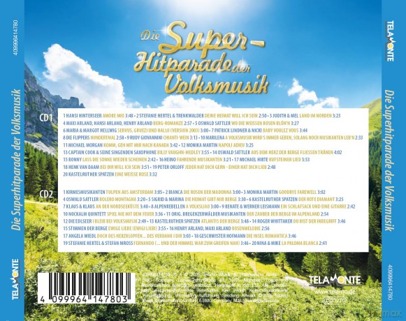 Die Superhitparade der Volksmusik [2CD]
