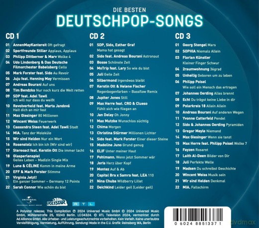Die ultimative Chartshow: Deutschpop-Songs [3CD]