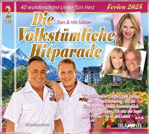 Die volkstumliche Hitparade: Ferien 2025 [2CD]