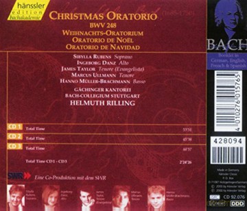 Johann Sebastian Bach: Die vollstaendige Bach-Edition Vol.76 (Weihnachtsoratorium BWV 248) [3CD]