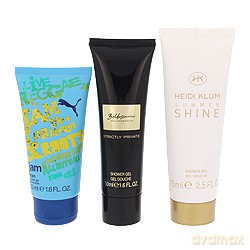 Zestaw podróżny - Puma Jam Man Żel pod prysznic 50 ml + Baldessarini Strictly Private Żel pod prysznic 50 ml + Heidi Klum Summer Shine Żel pod prysznic 75 ml [KOSMETYKI]