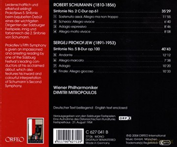 Dimitri Mitropoulos - Salzburger Festspiel-Debut 1954 [CD]