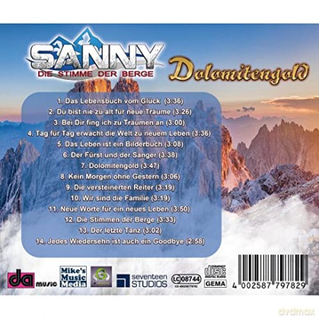 Sanny: Dolomitengold [CD]