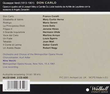 Giuseppe Verdi: Don Carlos [CD]
