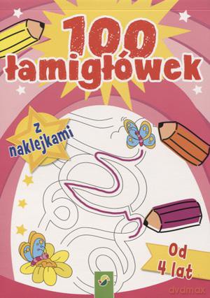 100 Łamigłówek Z Naklejkami