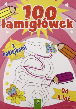 100 Łamigłówek Z Naklejkami