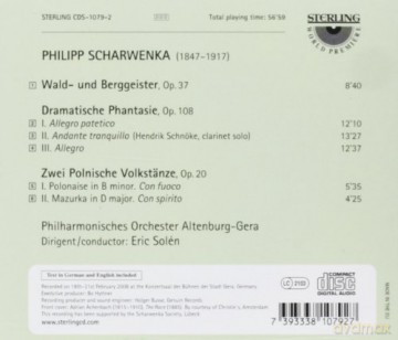 Philipp Scharwenka: Dramatische Phantasie op.108 [CD]