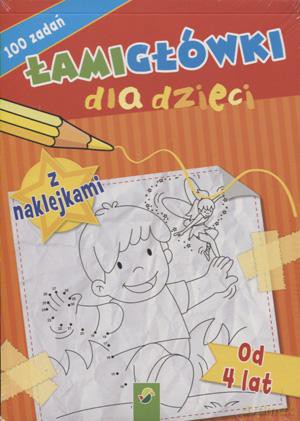 100 Zadań. Łamigłówki Dla Dzieci Z Naklejkami