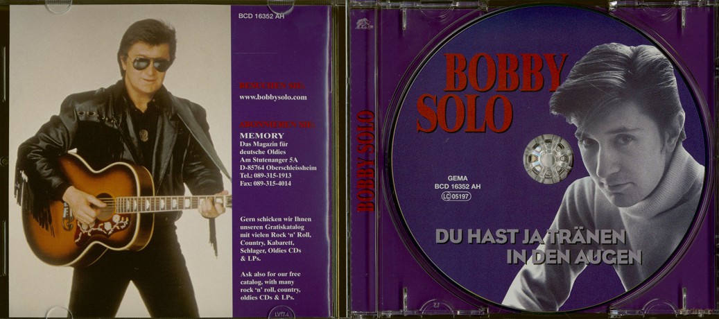 Bobby Solo: Du hast ja Traenen in den Augen [CD]