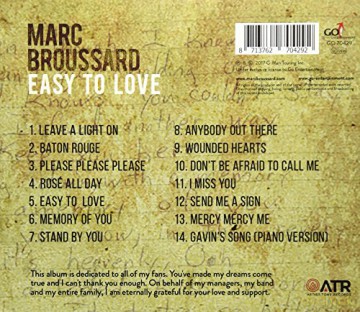 Marc Broussard: Easy To Love [CD]