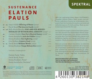 Elation Pauls - Sustenance [CD]