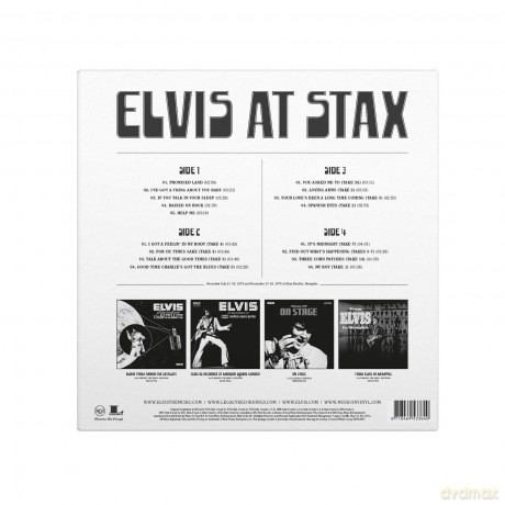 Elvis Presley: Elvis At Stax (Limited Numbered) (Silver) [2xWinyl]