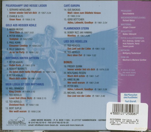 Elvis Hits in deutsch Folge 1 [CD]