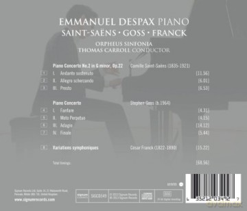 Emmanuel Despax spielt Klavierkonzerte [CD]