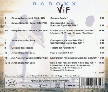 Ensemble VIF - Baroxx [CD]