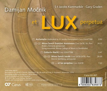 Damijan Mocnik: Et Lux Perpetua [CD]