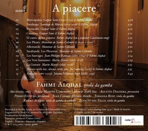 Fahmi Alqhai - A Piacere [CD]