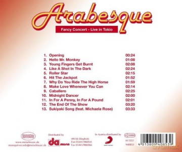 Arabesque: Fancy Concert: Live In Tokyo [CD]