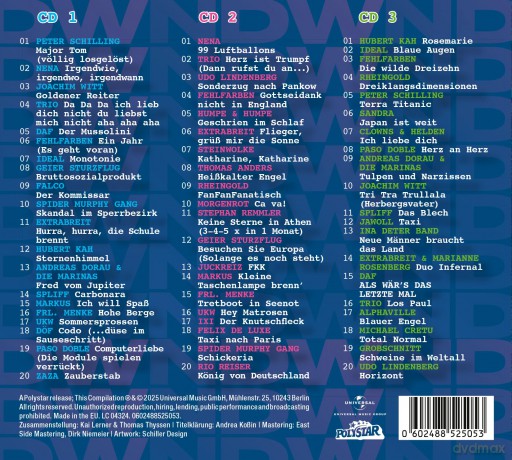 Fetenhits - NDW Neue Deutsche Welle [3CD]