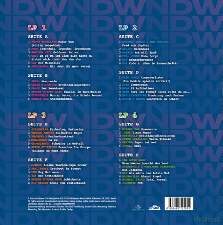 Fetenhits - NDW Neue Deutsche Welle [4xWinyl]