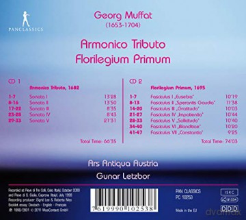 Georg Muffat: Florilegium Primum (1695) [2CD]