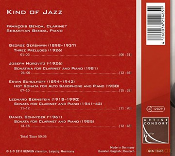Francois Benda - Kind of Jazz [CD]