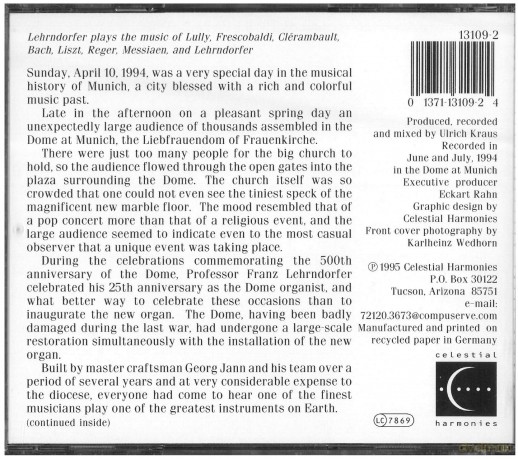 Franz Lehrndorfer - The Concert [CD]