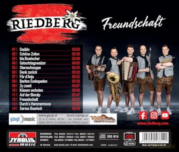 Riedberg: Freundschaft [CD]