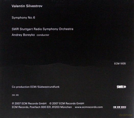 Valentin Silvestrov: Symphony No.6 [CD]