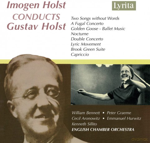 Gustav Holst: Fugal Concerto for Flute,Oboe,Strings op.40 [CD]
