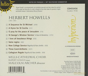 Herbert Howells: Geistliche Chorwerke [CD]