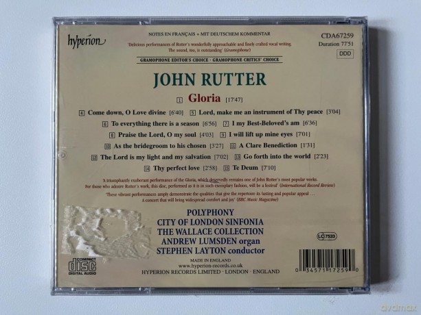 John Rutter: Geistliche Musik [CD]