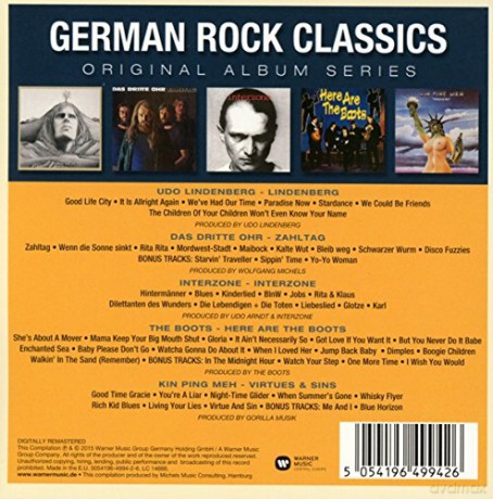 German Rock Classics: Original Album Series [5CD]