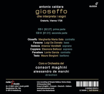 Antonio Caldara: Gioseffo [2CD]