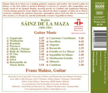 Regino Sainz De La Maza: Gitarrenwerke [CD]