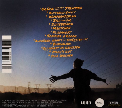 Max Giesinger: Gluck auf den Strassen [CD]