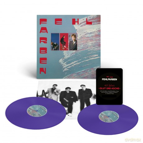 Fehlfarben: Glut und Asche (40th Anniversary) (Limited) (Violet) (nur von Thomas Schwebel signiert) [2xWinyl]