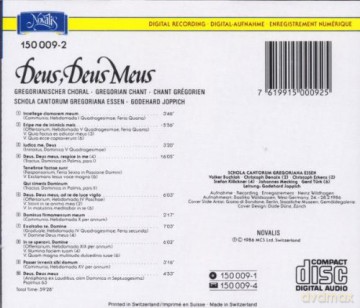 Gregorianische Gesaenge - Deus, Deus meus [CD]