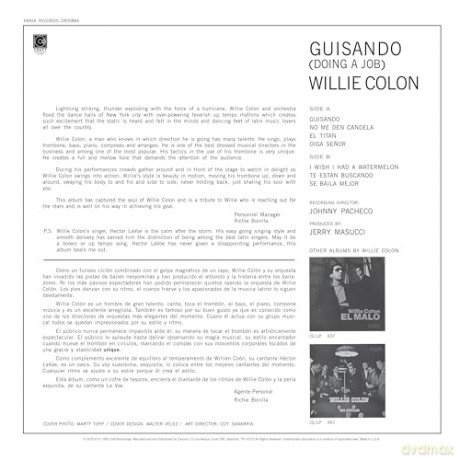 Willie Colon & Hector Lavoe: Guisando: Doing A Job [Winyl]