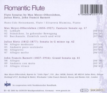 Hans-Udo Heinzmann - Romantic Flute [CD]