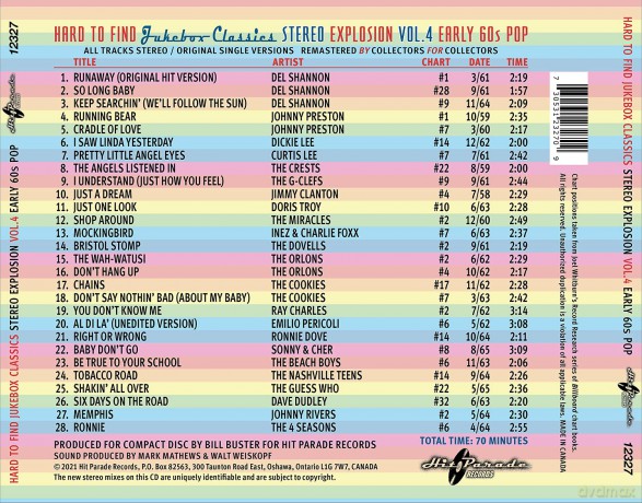 Hard To Find Jukebox Classics: Stereo Explosion Vol. 4 [CD]