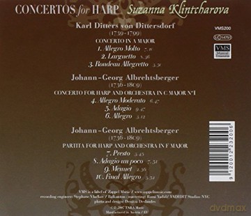 Johann Georg Albrechtsberger: Harfenkonzert Nr.1 C-Dur [CD]