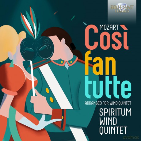 Wolfgang Amadeus Mozart: Harmoniemusik zu Cosi fan tutte KV 588 (arrangiert fur Blaeserquintett) [CD]