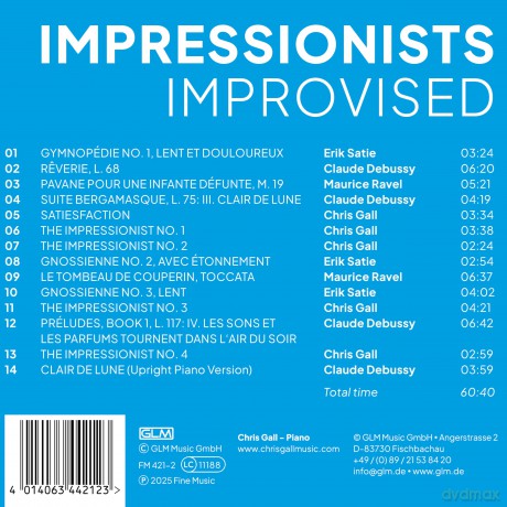 Chris Gall: Impressionists Improvised [CD]